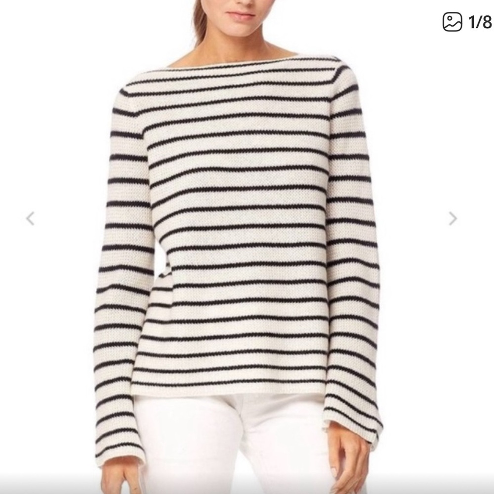 360 Cashmere Faye Striped Sweater - Picture 5 of 5